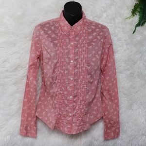 AE Button Down Long Sleeve Top